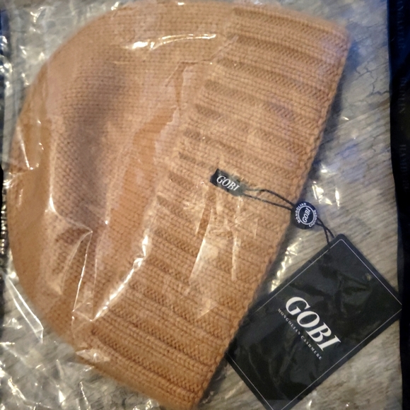 Gobi Accessories Gobi 0 Mongolian Cashmere Knit Beanie Hat New